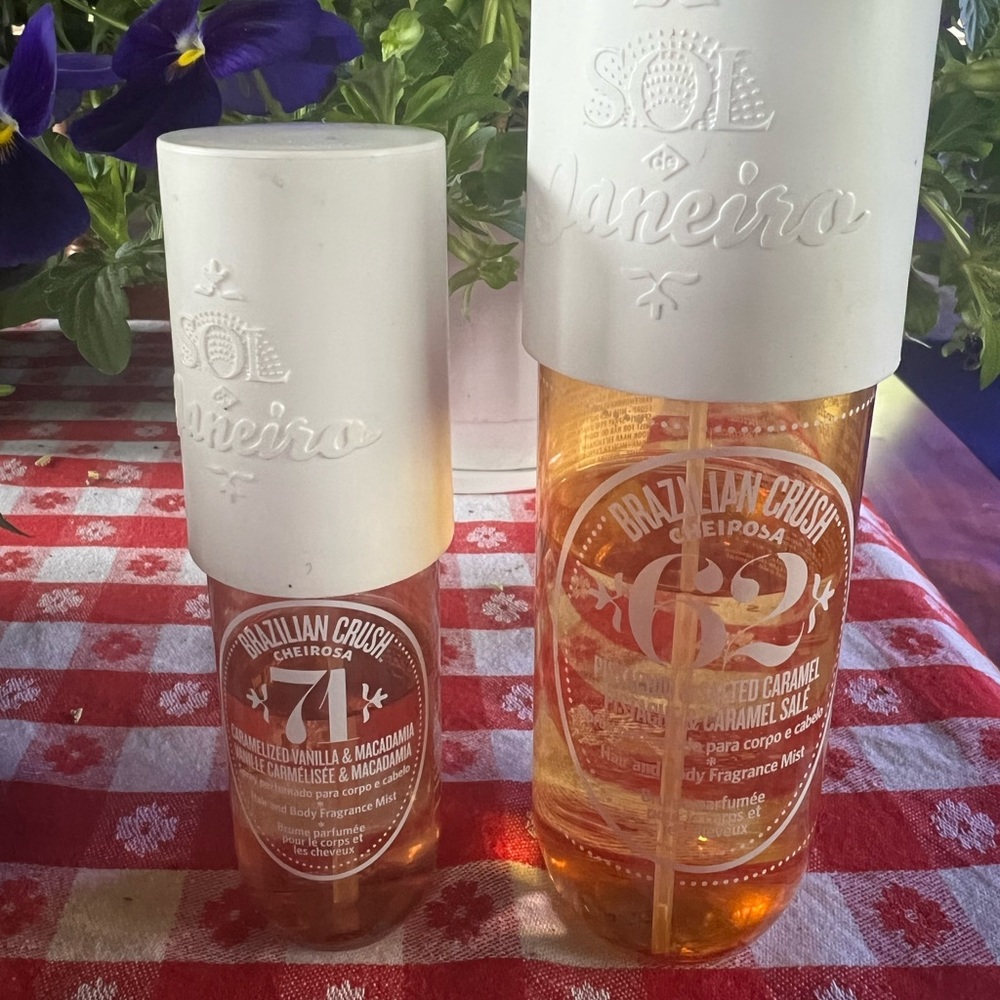 Authentic Sol De Janeira Cheirosa 71 and 62 Body scent from Sephora.